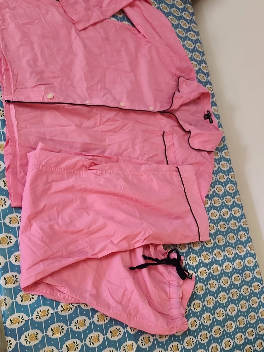 J.Crew Mercantile Long Sleeve & Pants Cotton Pajama Set Pink